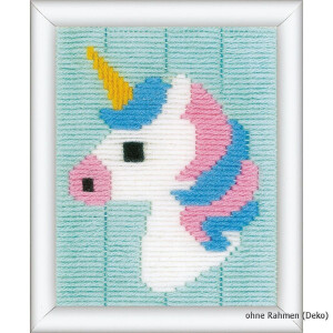 Vervaco Long stitch kit Unicorn, DIY