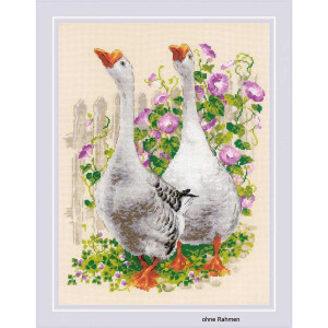 Riolis counted cross stitch Kit Geese, DIY