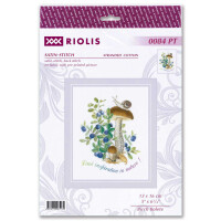 Набор гладью Riolis "Березовый соцветие", предварительно нарисованный дизайн вышивки