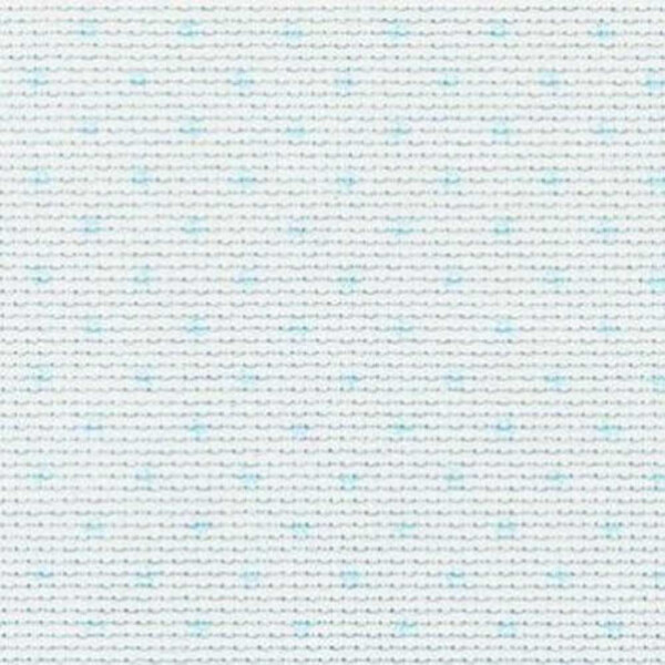 AIDA Zweigart Precute 14 ct. Stern Aida Petit Point 3706 color 5239 light blue, fabric for cross stitch 48x53cm
