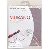 Evenweave Fabric MURANO Zweigart Precute 32 ct. 3984 color 5045 purple 48x68 cm