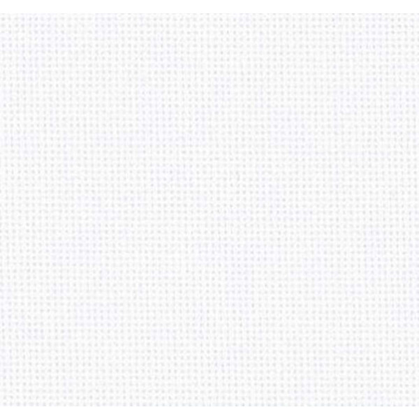 Tegenstof lugana Zweigart Precute 25 ct. 3835 kleur 100 wit, 48x68 cm