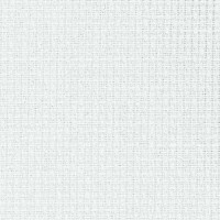 AIDA Zweigart Meterware 11 ct. Perl-Aida 1007 Farbe 100 weiß, Zählstoff für Kreuzstich Breite 85 cm, Preis pro 0,5 m Länge