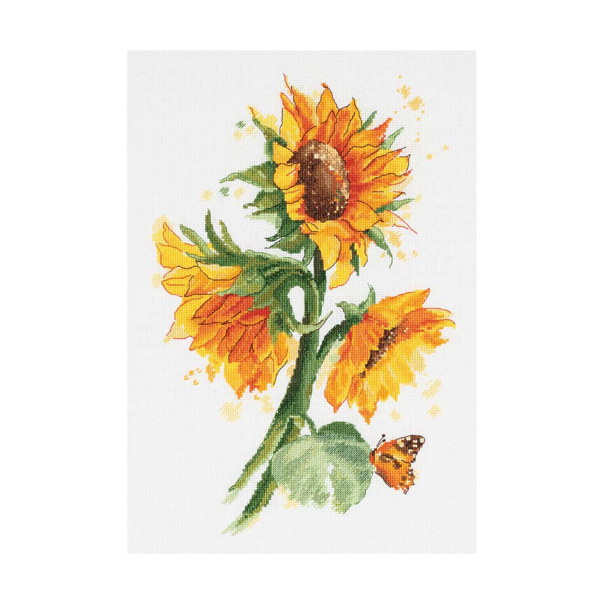 Panna kruissteek set "Kleurrijke zonnebloemen"...