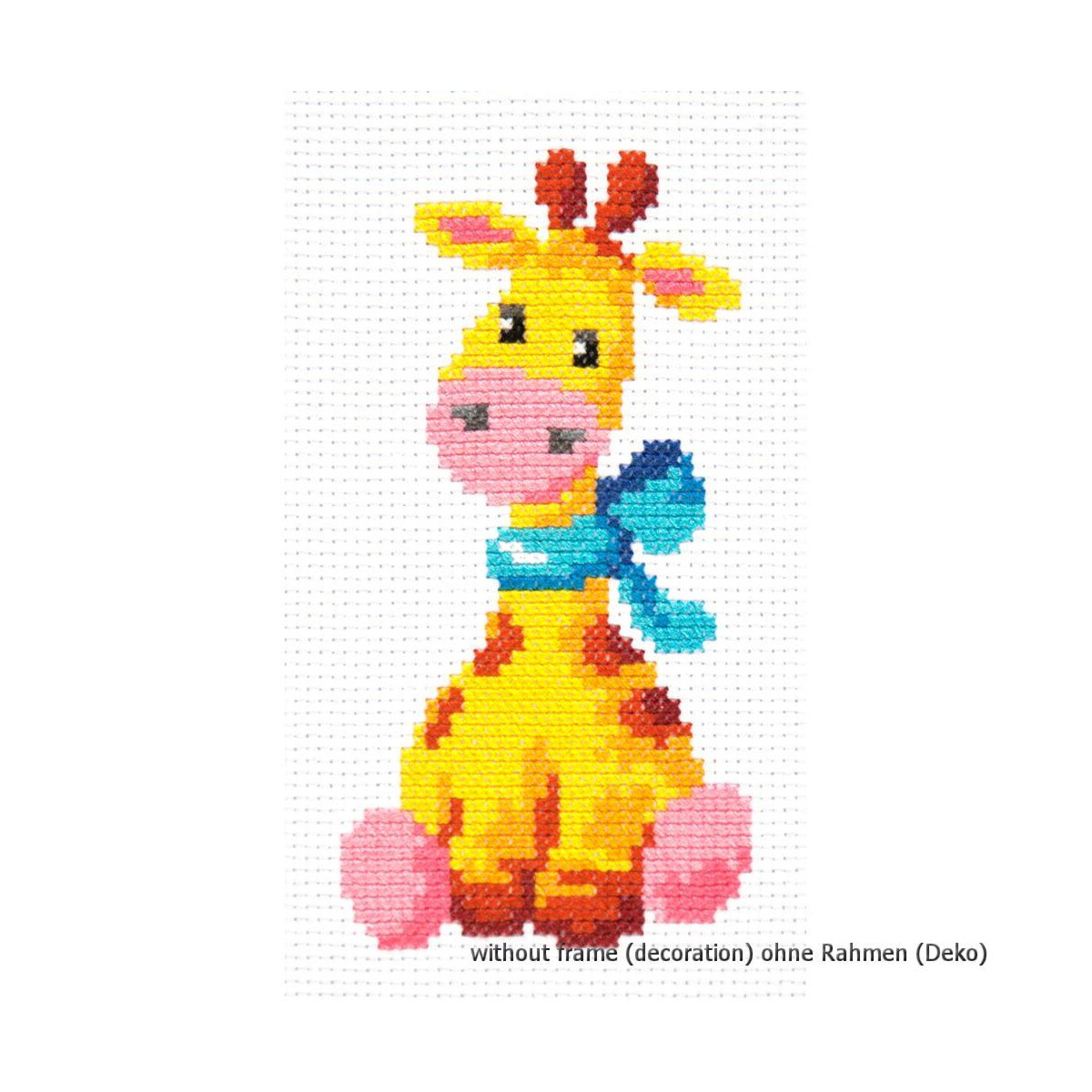 Magic Needle Counted cross stitch kit Giraffe, 8 x 15cm
