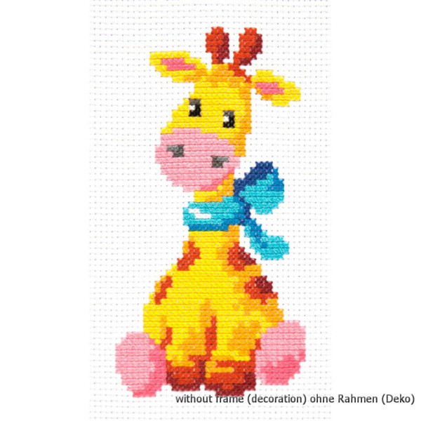 Magic Needle kruissteek set "Giraffe", telpatroon, 8x15cm