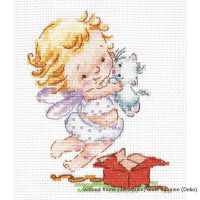 Magic Needle Counted cross stitch kit What a Surprise!, 10 x 13cm