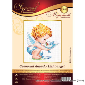 Magic Needle Counted cross stitch kit Light Angel, 12 x 14cm
