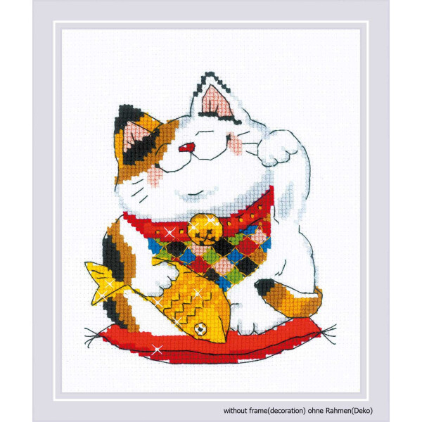 "Good Luck" embroidery kit cross stitch Riolis