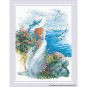 "Angelique" embroidery kit cross stitch Riolis