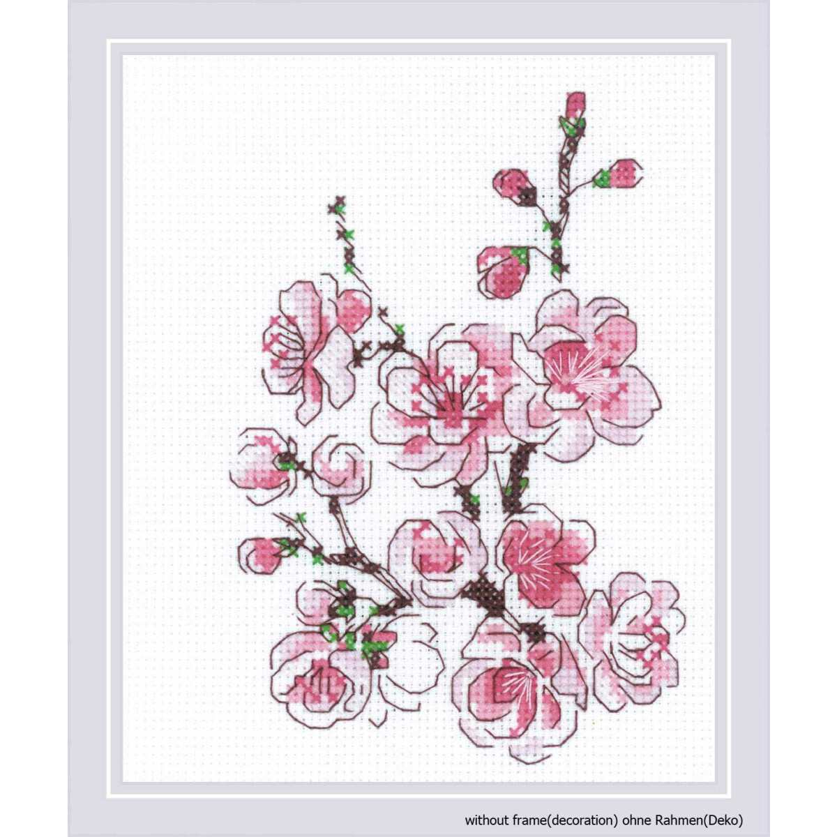 "The Branch of Sakura" embroidery kit cross...