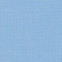 AIDA Zweigart Precute 14 ct. Stern Aida 3706 color 503 sky-blue, fabric for cross stitch 48x53cm