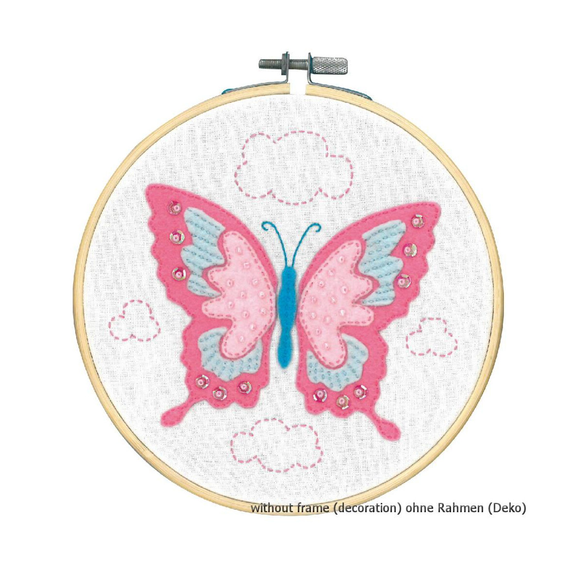 Vervaco Felt Embroibery kit Butterfly, DIY