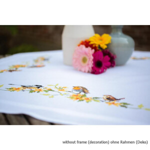 Vervaco tablecloth stitch embroidery kit Domestic song...