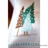 Набор для вышивания печатной скатерти Vervaco "Nordic", дизайн вышивки предварительно нарисован