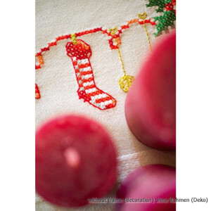 Vervaco tablerunner stitch embroidery kit Christmas ,...