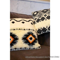 Vervaco Latch hook & stitch kit cushion Ethnic, stamped, DIY