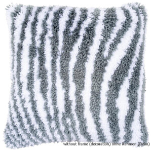 Auslaufmodell Vervaco Knüpfkissen "Zebra...
