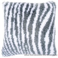 Almohada de nudos Vervaco "Zebra Look"