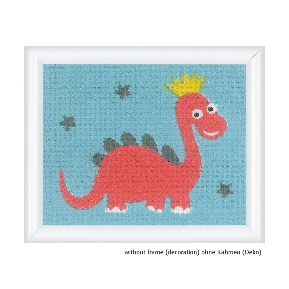 Vervaco stamped stitch kit Dinosaur, DIY