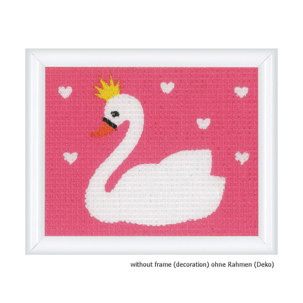 Vervaco stamped stitch kit Swan, DIY