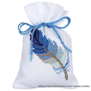 Vervaco Herbal bags counted cross stitch kit Blue...