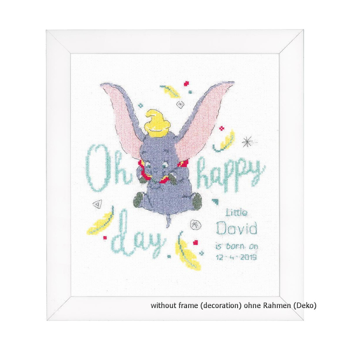 Vervaco counted cross stitch kit Disney Dumbo Oh happy...