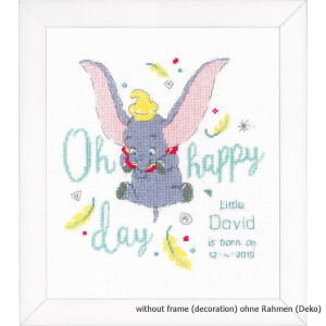 Vervaco counted cross stitch kit Disney Dumbo Oh happy...