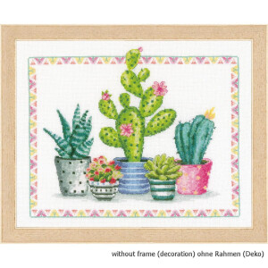 Vervaco counted cross stitch kit Plants, DIY