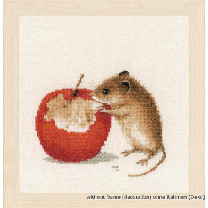 Lanarte cross stitch kit "MB mouse", counted, DIY