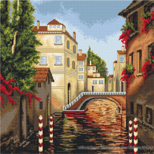 Luca-S counted Cross Stitch kit "Venice",...