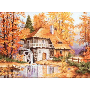 Luca-S counted Cross Stitch kit "Autumn...