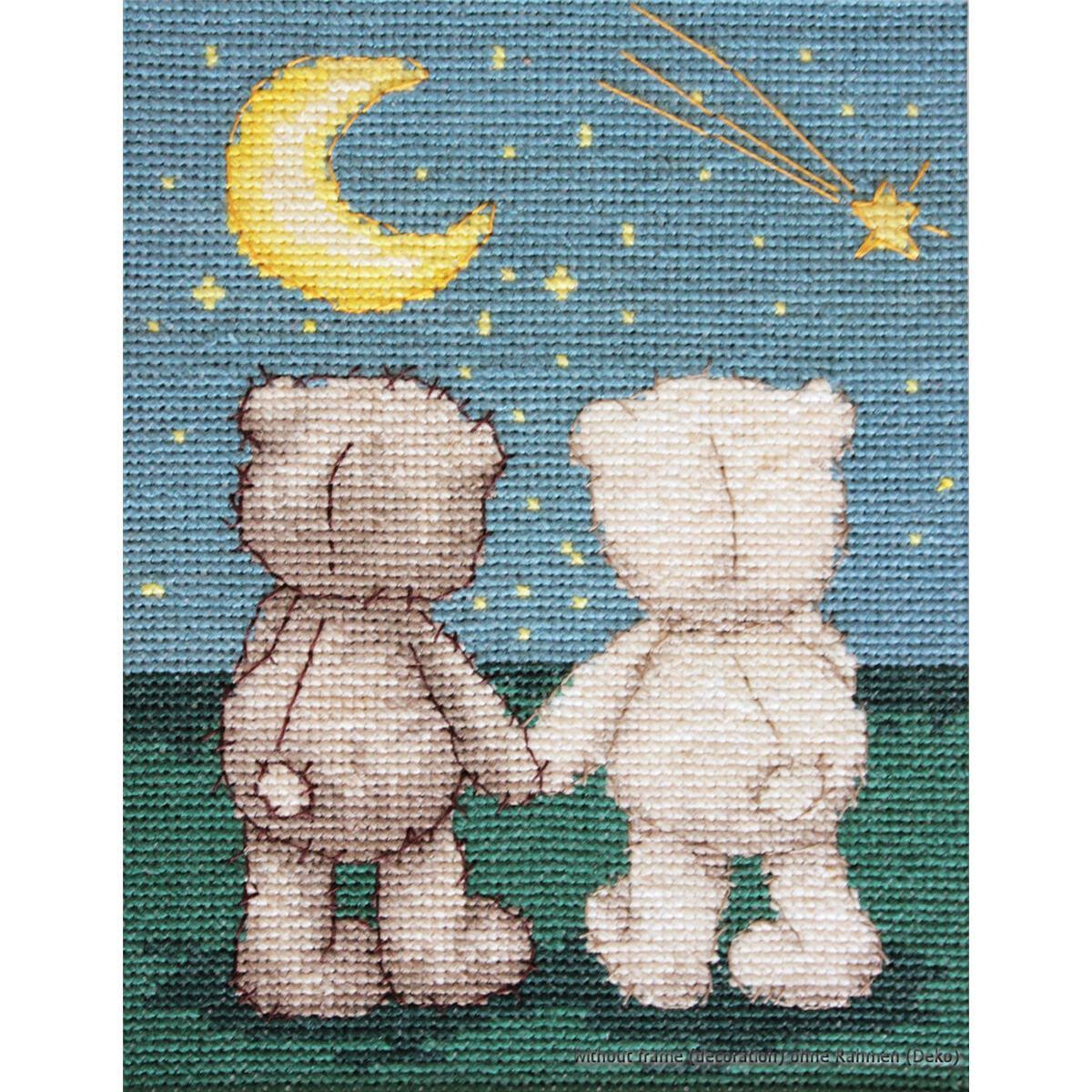 Luca-S counted Cross Stitch kit "Bruno and Bianca...