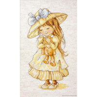 Luca-S counted Cross Stitch kit "Finally Found You", 14,5x27cm, DIY