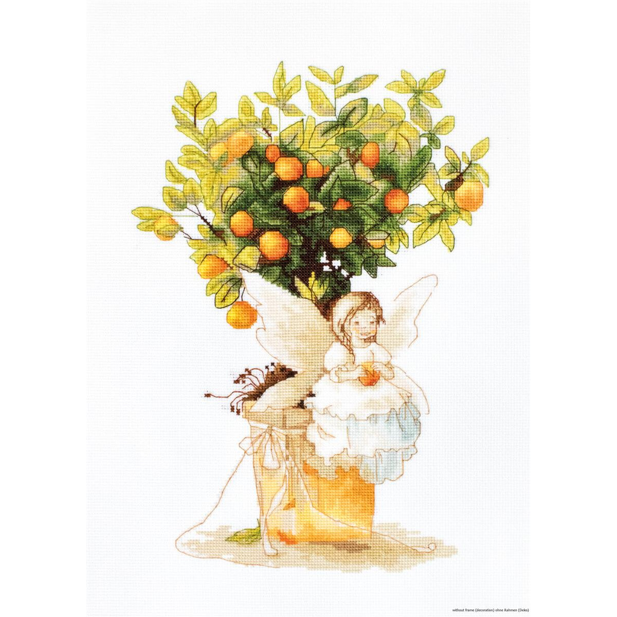 Luca-S counted Cross Stitch kit "Tangerine ",...