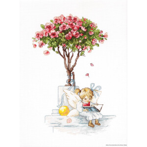 Luca-S counted Cross Stitch kit "Roses tree",...