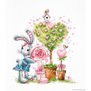 Luca-S counted Cross Stitch kit "Be My Valentine...