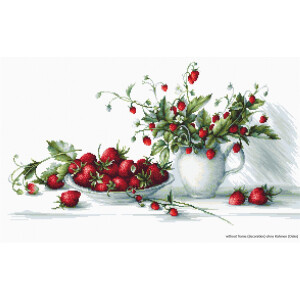 Luca-S counted Cross Stitch kit "Strawberries",...