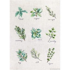 Luca-S counted Cross Stitch kit "Spices and herbs II...