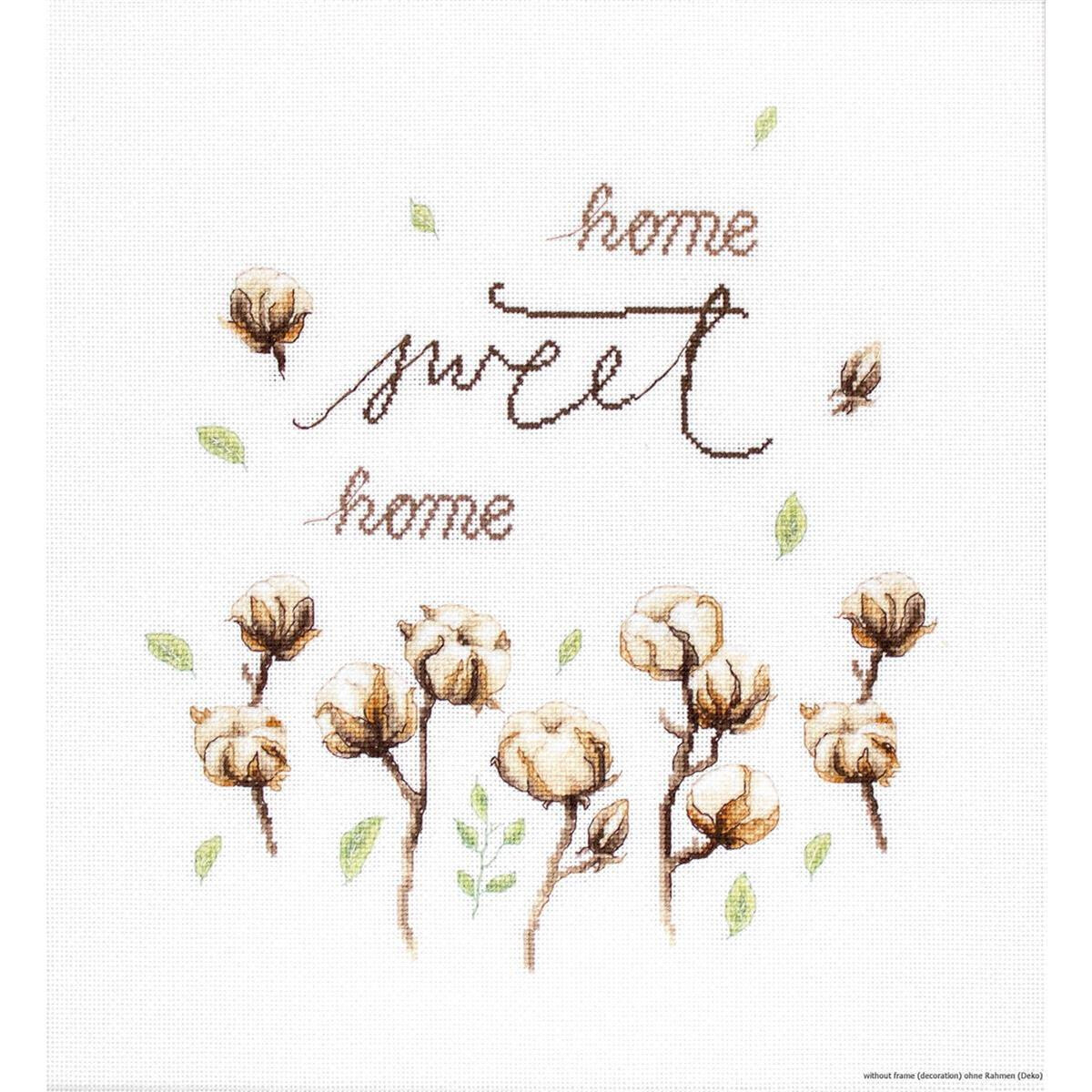 This Luca-s embroidery pack features the phrase Home...