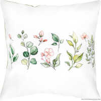 Luca-S counted Cross Stitch kit Pillow with pillow back "Summer feeling", 40x40cm, DIY