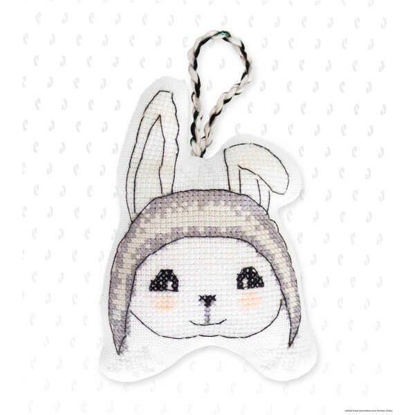 Luca-S counted Cross Stitch kit Toy "Bunny", 9x12cm, DIY