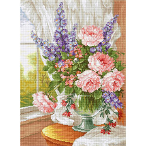 Luca-S counted Cross Stitch kit "Roses at the...