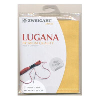 Счетная ткань LUGANA Zweigart Precute 25 ct. 3835 цвет 205 мед, 48x68 см