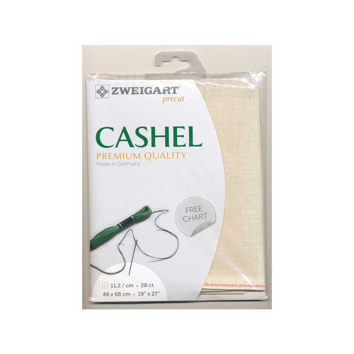 Evenweave Fabric Cashel Zweigart Precute 28 ct. 3281 100%...