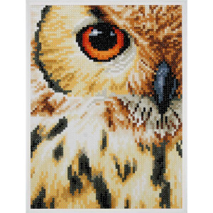 Lanarte Diamond painting kit Owl (20 x 26 cm)