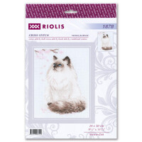 Riolis counted cross stitch kit Miau-Zen, DIY
