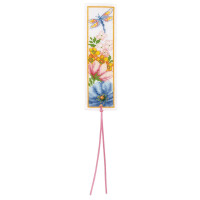 Vervaco Закладка для вышивания Цветы, набор из 2 штук, счетные узоры
