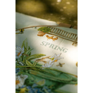 Lanarte Cross Stitch Pack Spring in the Garden, счётная схема