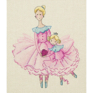 Klart counted cross stitch kit "Mother and...